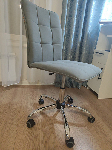 Компьютерное кресло One/Ван флок бежевый 7 фото покупателя 79