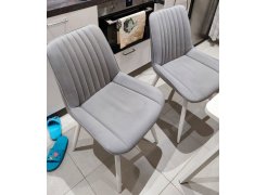 Стул на металлокаркасе Вейв темно-серый / черный фото покупателя 129