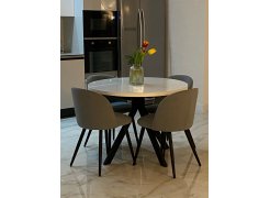 Стул на металлокаркасе Gabi blue / black фото покупателя 496