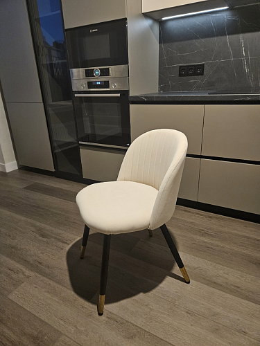 Стул на металлокаркасе Gabi gray / black фото покупателя 395