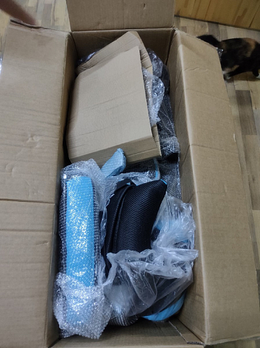 Компьютерное кресло Kano 1 light blue / black фото покупателя 185