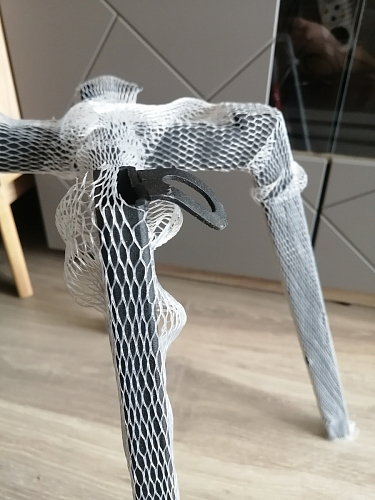 Стул на металлокаркасе Чилли К темно-серый (velutto 32) / черный фото покупателя 563