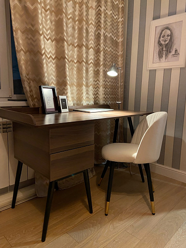 Стул на металлокаркасе Gabi gray / black фото покупателя 311