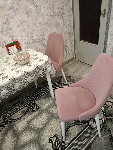 Стул на металлокаркасе Kora green / black фото покупателя 365