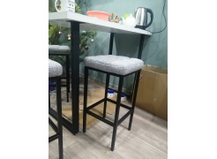 Барный стул Лофт кожзам d1 / черный матовый фото покупателя 122