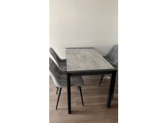 Стол Центавр дуб галифакс / черный матовый фото покупателя 14