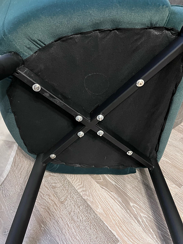 Стул на металлокаркасе Vener green фото покупателя 4