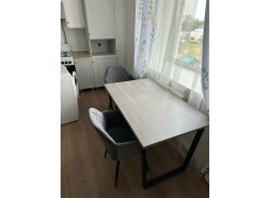 Стол Лота Лофт 140 25 мм юта / белый матовый фото покупателя 126