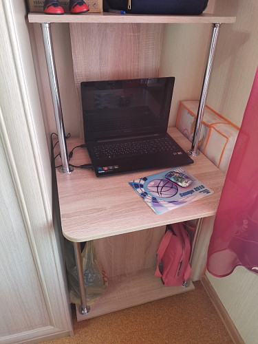 Компьютерный стол КСТ-12 белый фото покупателя 58