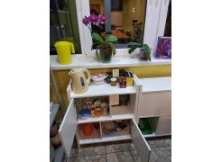 Стеллаж с дверцами 152 см нельсон / белый фото покупателя 4