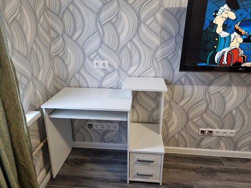 Компьютерный стол Джаз-24 левый дуб сонома фото покупателя 120