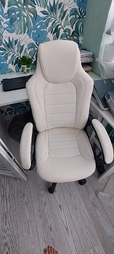 Компьютерное кресло Kadis коричневое / бежевое фото покупателя 101