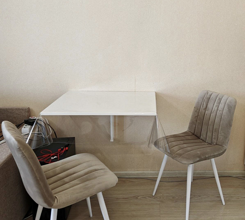 Стул на металлокаркасе Дани бежевый / белый фото покупателя 40