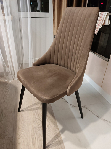 Стул на металлокаркасе Нараян velutto 23 / черный фото покупателя 4