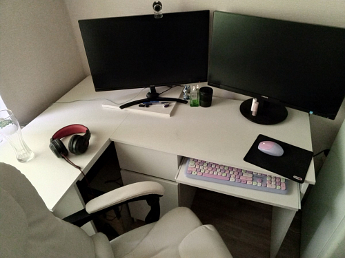 Стол письменный Kiwi белый - Уцененный экземпляр фото покупателя 93