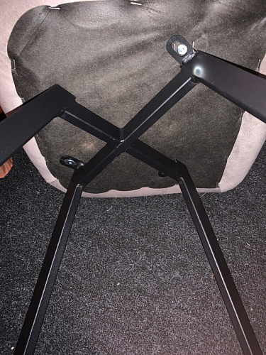 Стул на металлокаркасе Чилли синяя ткань / белый фото покупателя 831