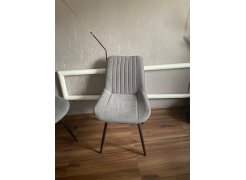 Стул на металлокаркасе Вейв светло-серый (hl 63) / 10К черный каркас фото покупателя 171