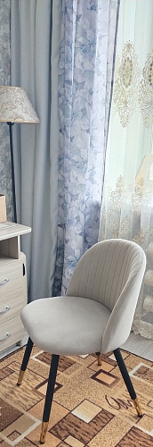 Стул на металлокаркасе Gabi latte / gold / black фото покупателя 774