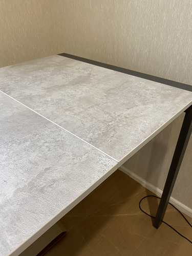 Стол Центавр дуб галифакс / черный матовый фото покупателя 85