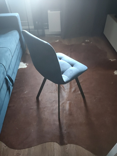 Стул на металлокаркасе Чилли К латте / белый фото покупателя 1412