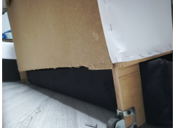 Диван Меркурий 160 зеленый / бежевый микровельвет фото покупателя 9