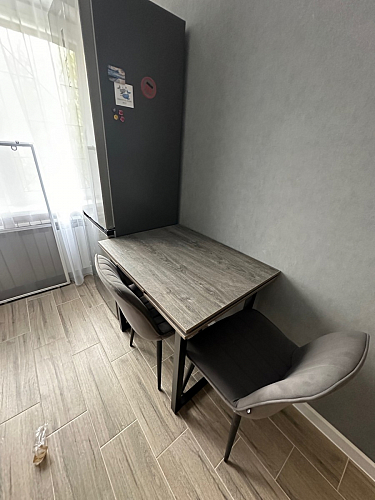 Стол Форли дуб велингтон / черный матовый фото покупателя 24