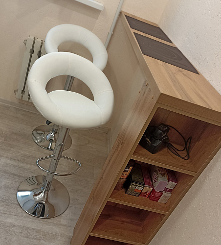 Барный стул Oazis gray fabric / chrome фото покупателя 2