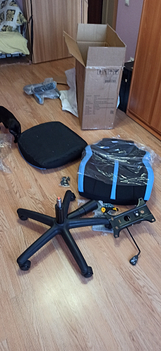 Компьютерное кресло Plast 1 red / black фото покупателя 9