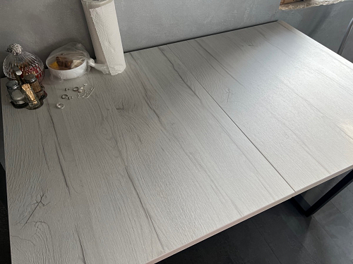 Деревянный стол Лота Лофт 140х80 черный матовый / бетон светлый фото покупателя 502