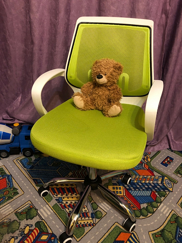 Компьютерное кресло Ergoplus белое / розовое фото покупателя 6