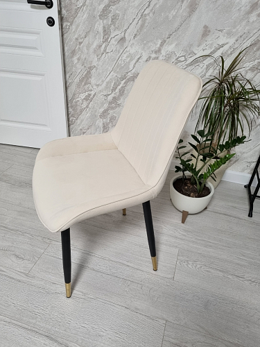 Стул на металлокаркасе Seda 1 green / gold / black фото покупателя 5