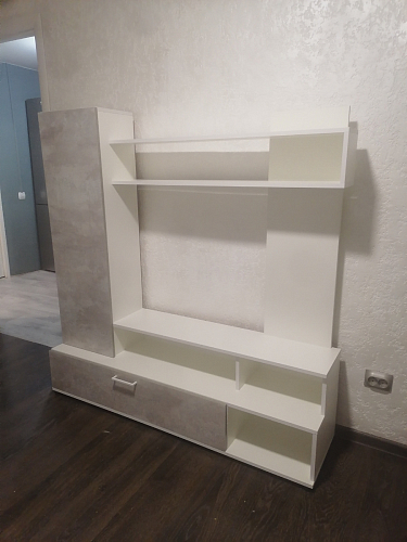 Готовая гостиная Jimenez дуб венге / белый глянец фото покупателя 124