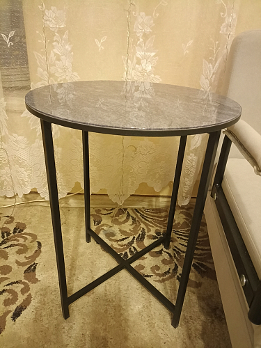 Журнальный столик Волопас серый мрамор фото покупателя 1