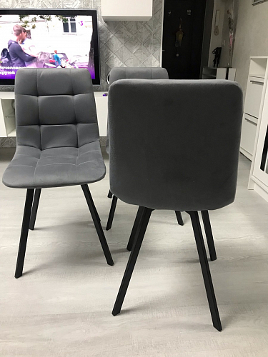 Стул на металлокаркасе Чилли бирюзовый / черный фото покупателя 763