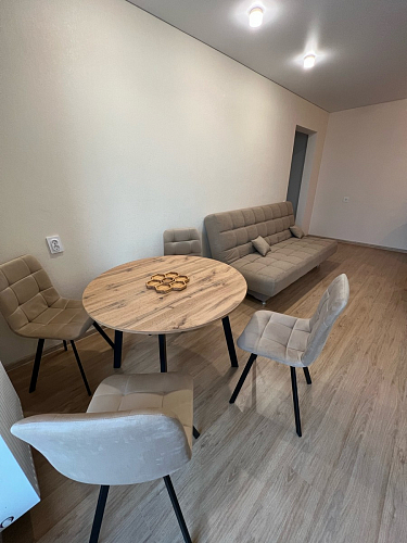 Стул на металлокаркасе Чилли синяя ткань / белый фото покупателя 957