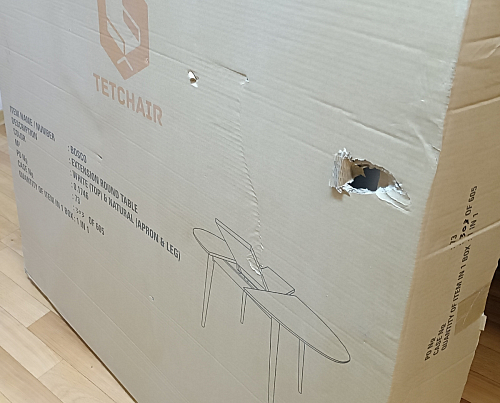 Стол обеденный Вosco/Боско D90 белый / натуральный фото покупателя 26