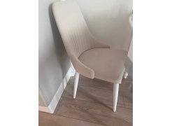 Стул на металлокаркасе Kora beige / black фото покупателя 189