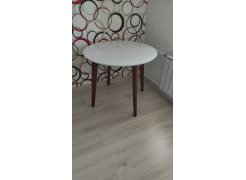 Стол обеденный Bosco D90 белый / натуральный фото покупателя 1