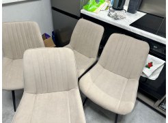 Стул на металлокаркасе Вейв светло-серый (hl 63) / 10К черный каркас фото покупателя 270