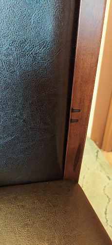 Стул деревянный Luiza dirty oak / dark brown фото покупателя 15