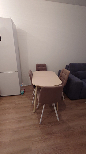 Стул на металлокаркасе Чилли К темно-серый (velutto 32) / черный фото покупателя 374