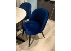 Стул на металлокаркасе Gabi blue / black фото покупателя 631