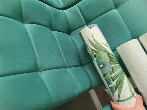 Стул на металлокаркасе Чилли зеленый / белый каркас фото покупателя 567