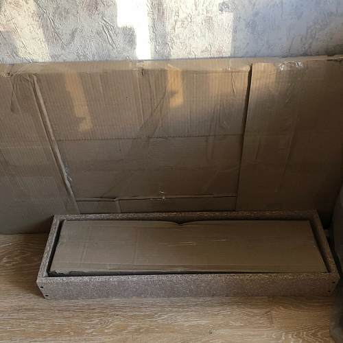 Стол Тринити Лофт 120 25 мм черный матовый / дуб делано темный фото покупателя 167