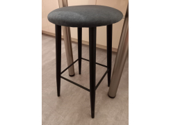 Полубарный стул Гангток крутящийся черный / черный матовый фото покупателя 12