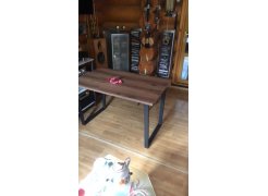 Стол Лота Лофт 140 25 мм юта / белый матовый фото покупателя 360