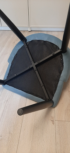 Стул на металлокаркасе Kora dark gray / black фото покупателя 401