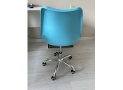 Компьютерное кресло Kolin с подушкой clear / white фото покупателя 262