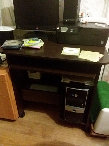 Компьютерный стол КСТ-10.1 Венге  - Уцененный экземпляр фото покупателя 40