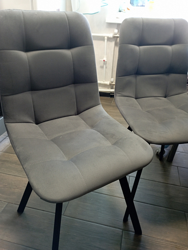 Стул Чилли 2 темно-серый  / черный фото покупателя 1172